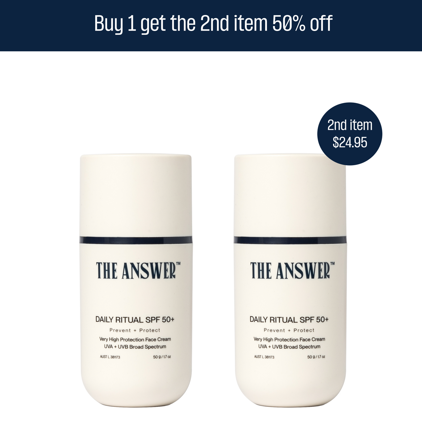 Buy 1, get 1 50% off